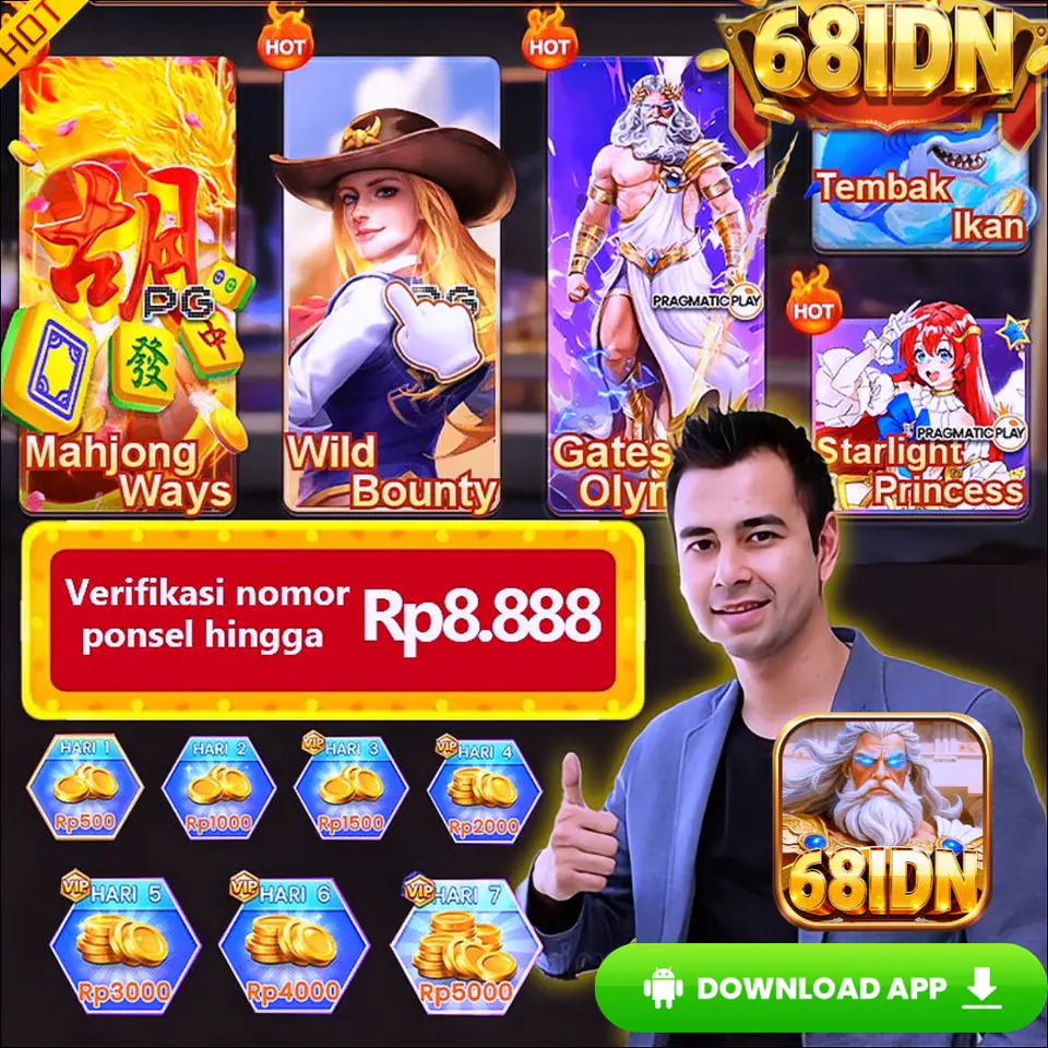 68IDN Masuk Resmi 2026 Aplikasi